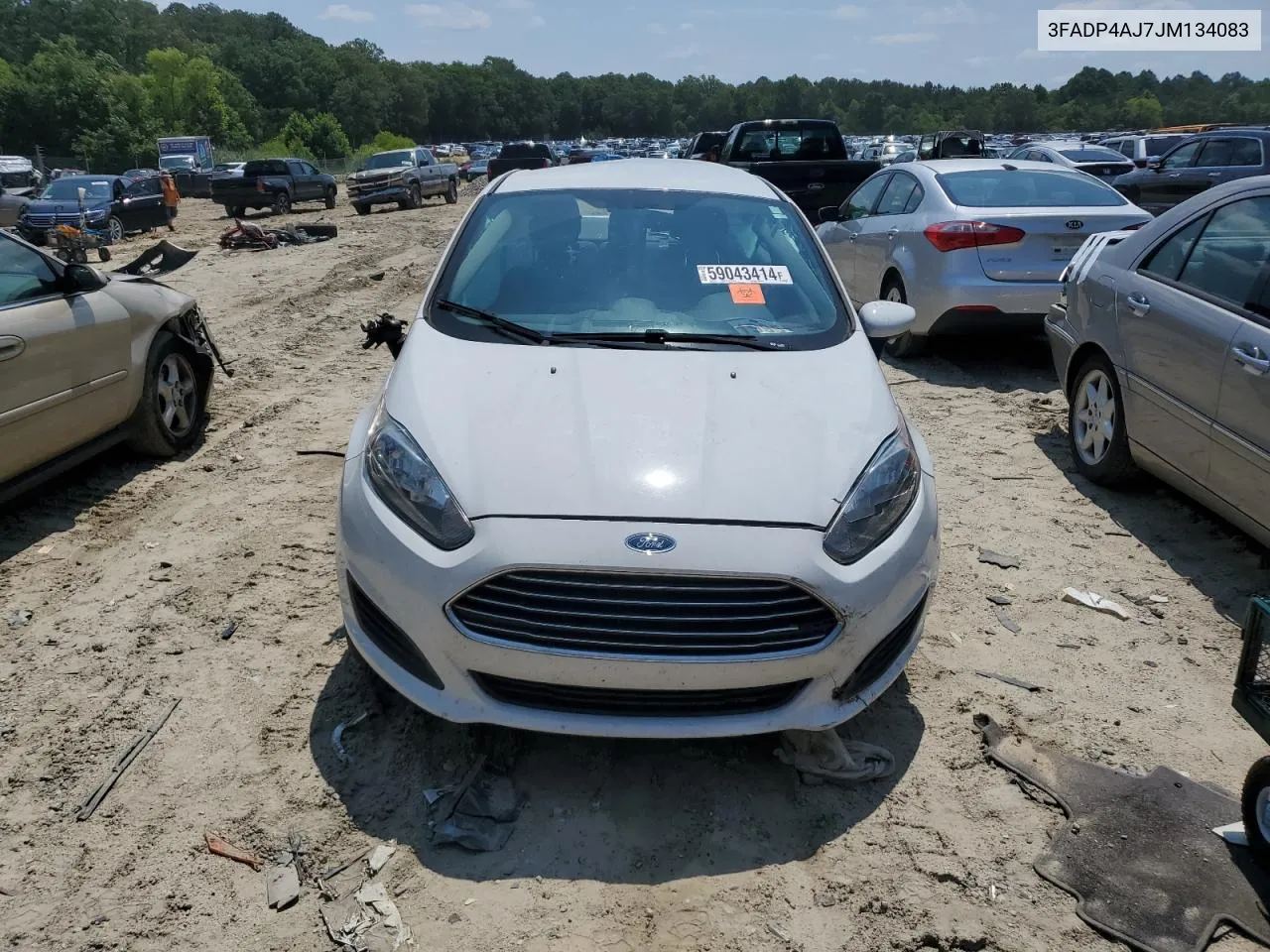 2018 Ford Fiesta S VIN: 3FADP4AJ7JM134083 Lot: 59043414