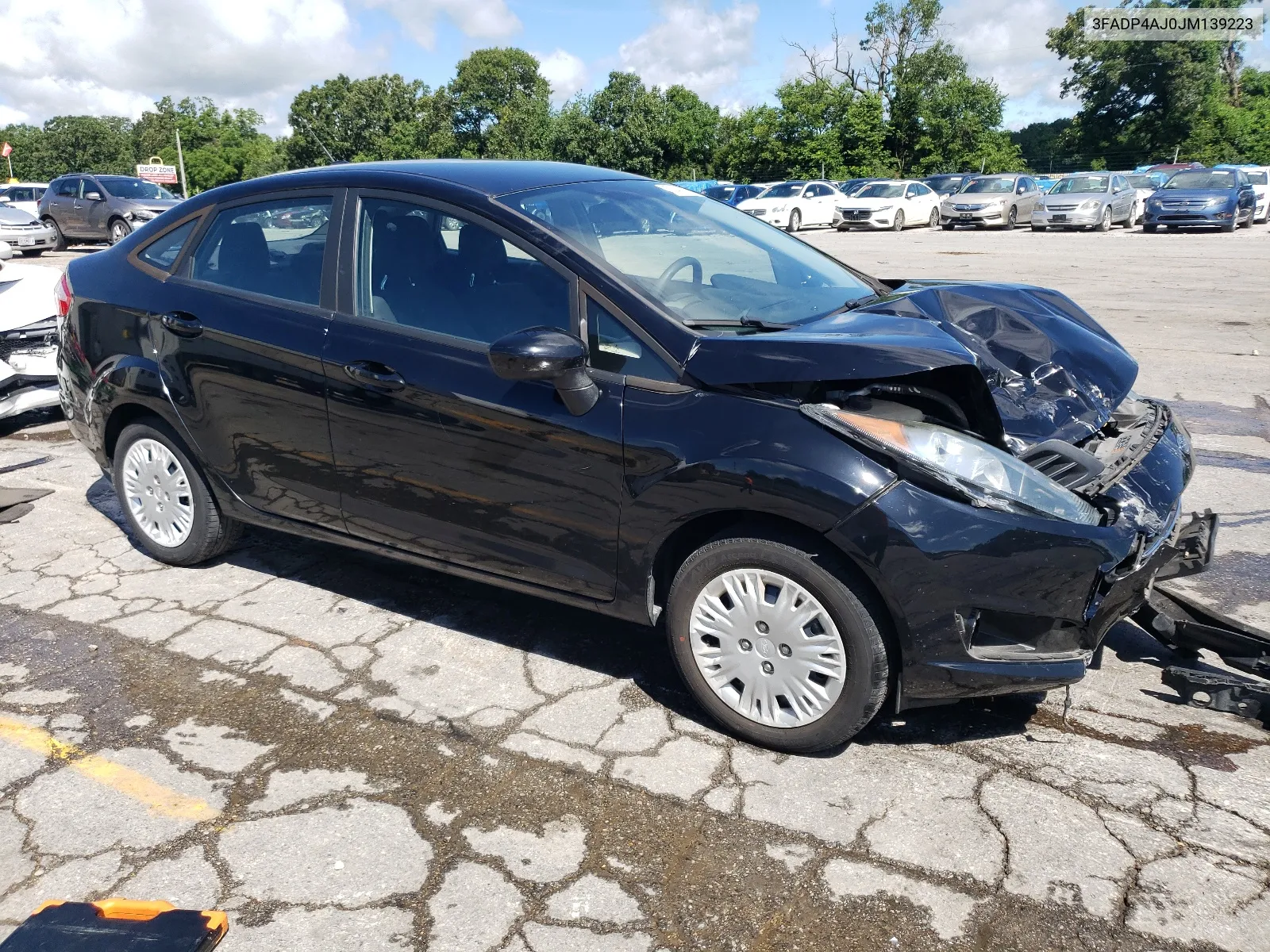 2018 Ford Fiesta S VIN: 3FADP4AJ0JM139223 Lot: 59423604