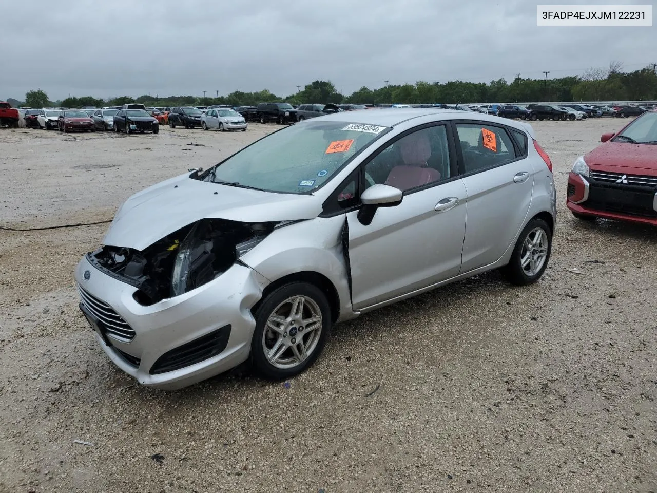 2018 Ford Fiesta Se VIN: 3FADP4EJXJM122231 Lot: 59524924