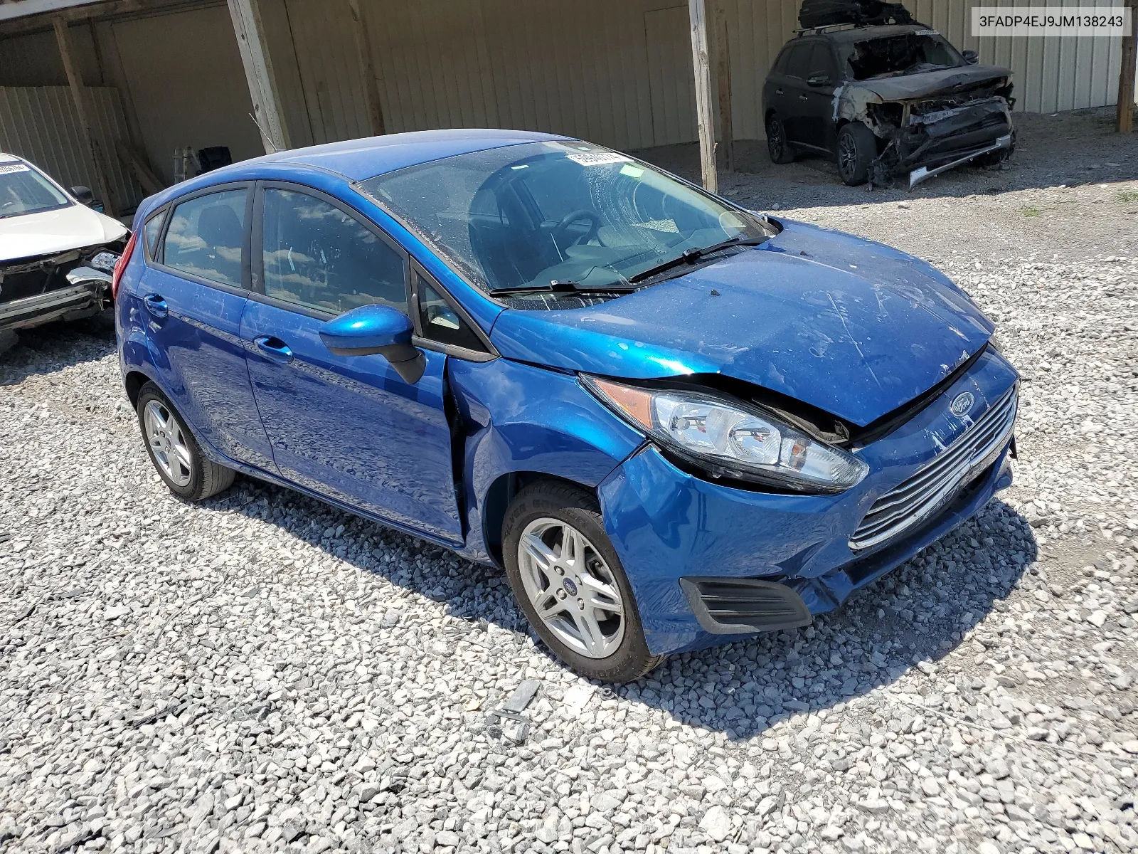 2018 Ford Fiesta Se VIN: 3FADP4EJ9JM138243 Lot: 59940774