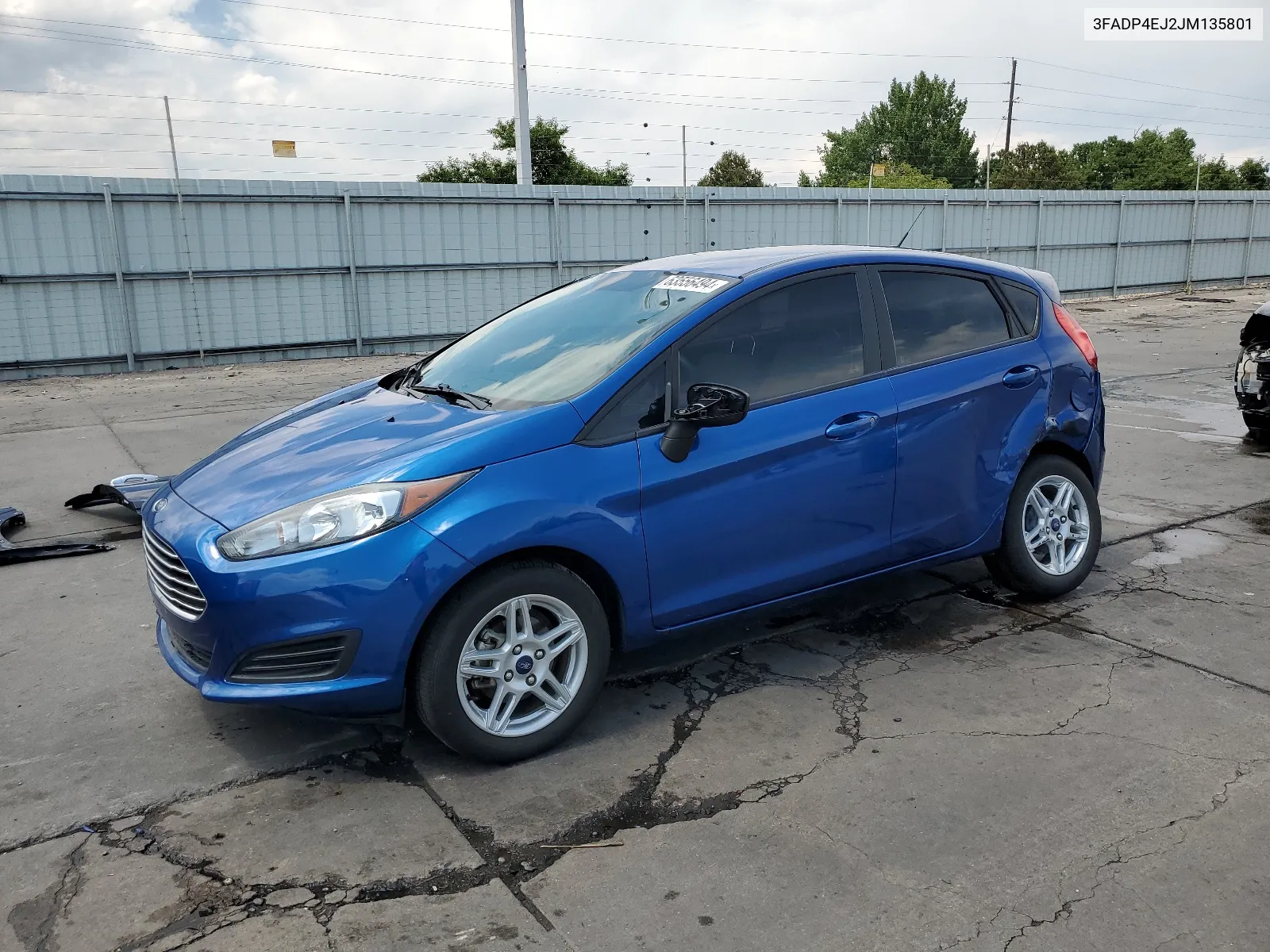 3FADP4EJ2JM135801 2018 Ford Fiesta Se