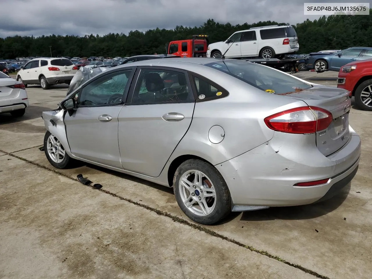 2018 Ford Fiesta Se VIN: 3FADP4BJ6JM135675 Lot: 64631134