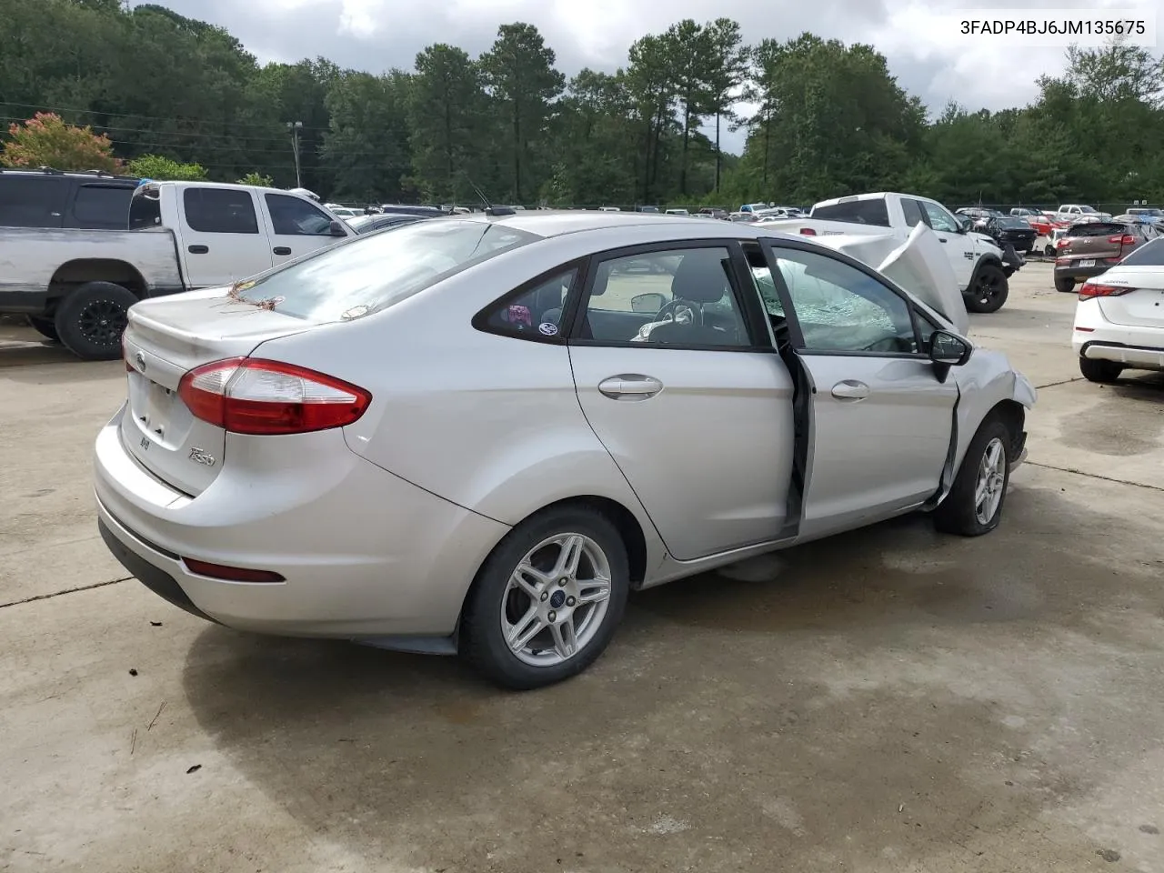 2018 Ford Fiesta Se VIN: 3FADP4BJ6JM135675 Lot: 64631134