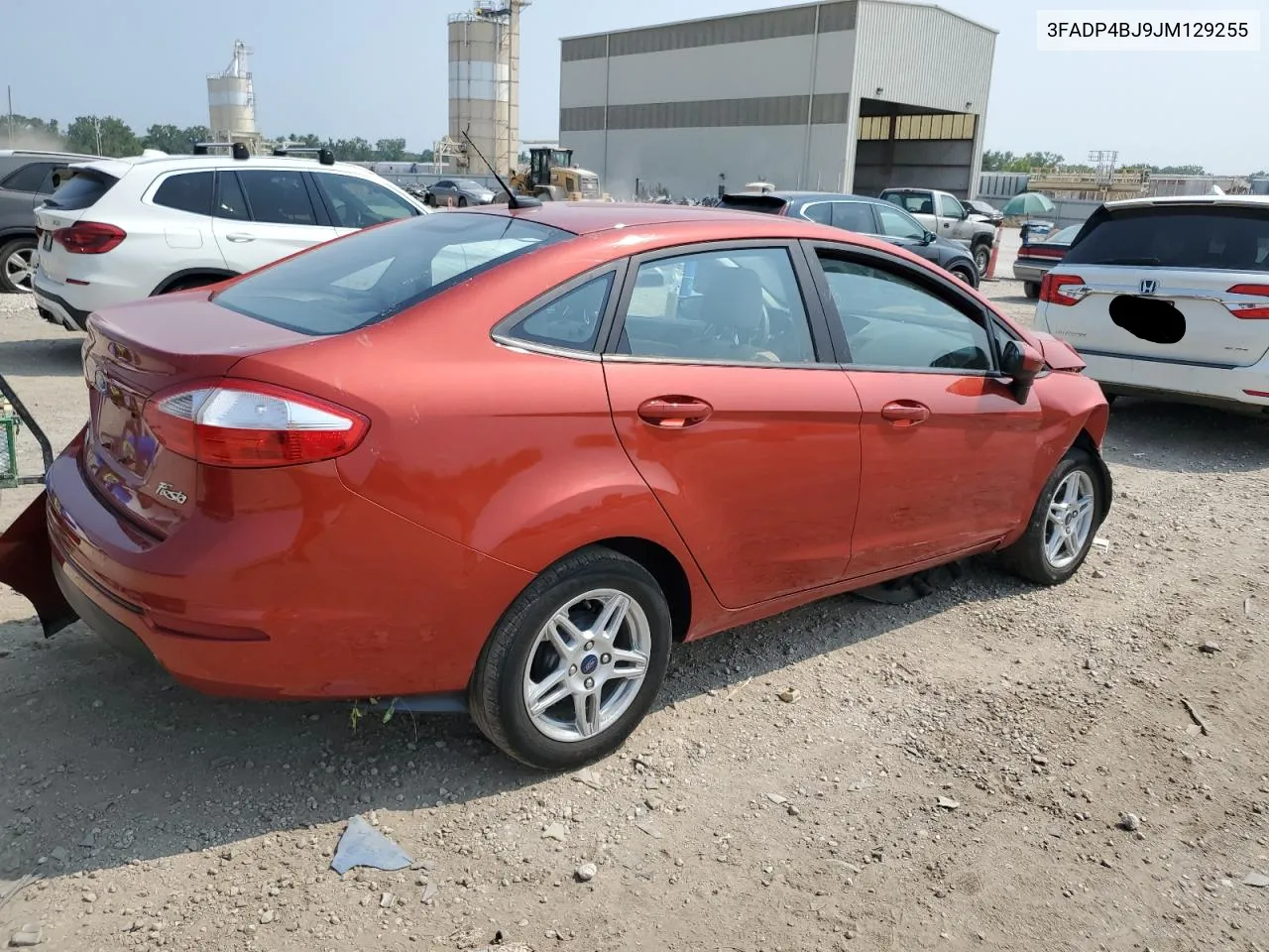 2018 Ford Fiesta Se VIN: 3FADP4BJ9JM129255 Lot: 65048154