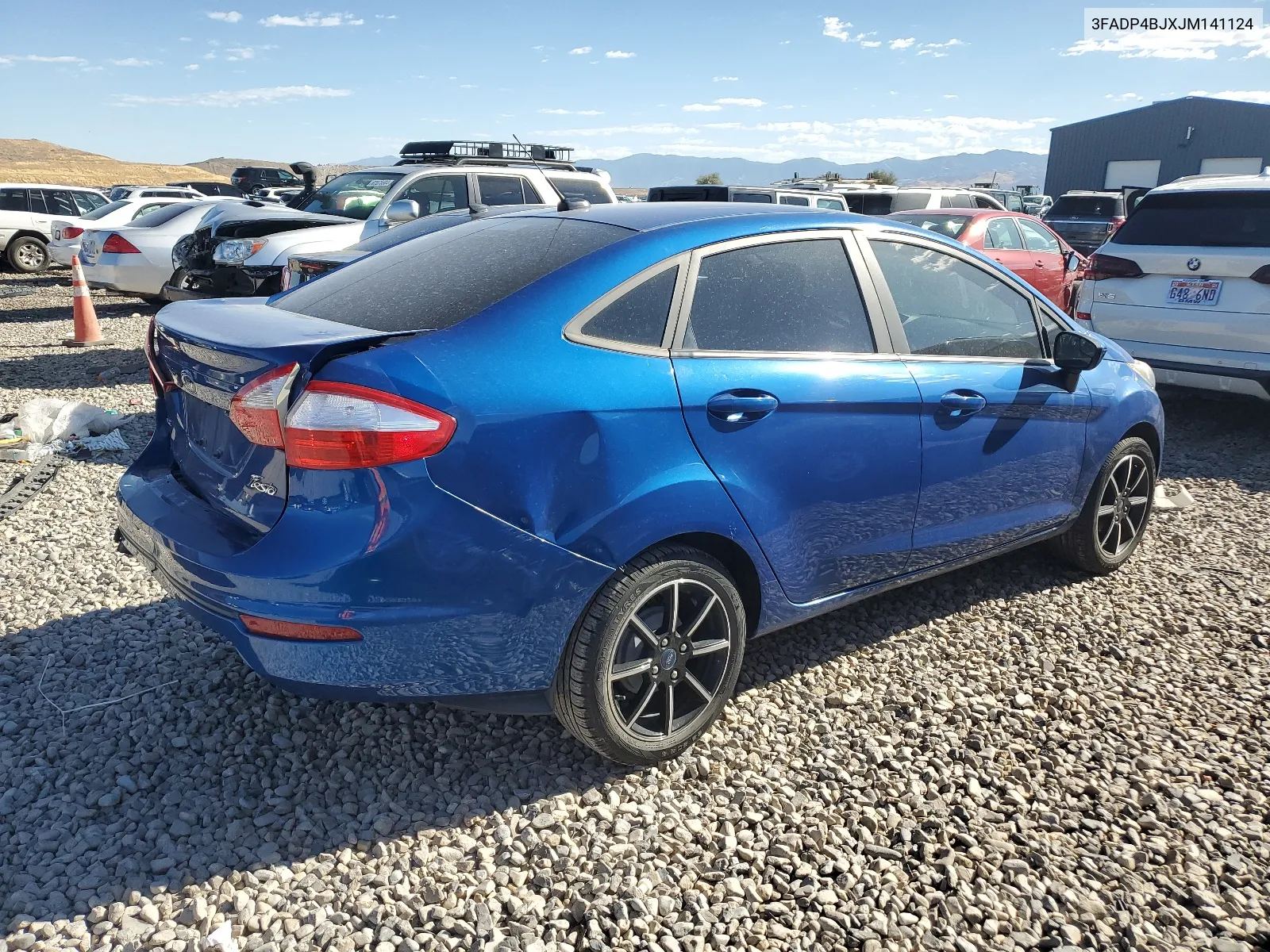 2018 Ford Fiesta Se VIN: 3FADP4BJXJM141124 Lot: 65918754