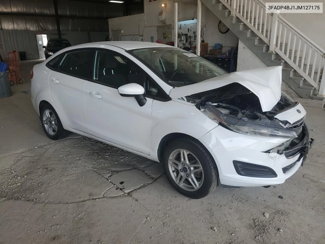 2018 Ford Fiesta Se VIN: 3FADP4BJ1JM127175 Lot: 66022504