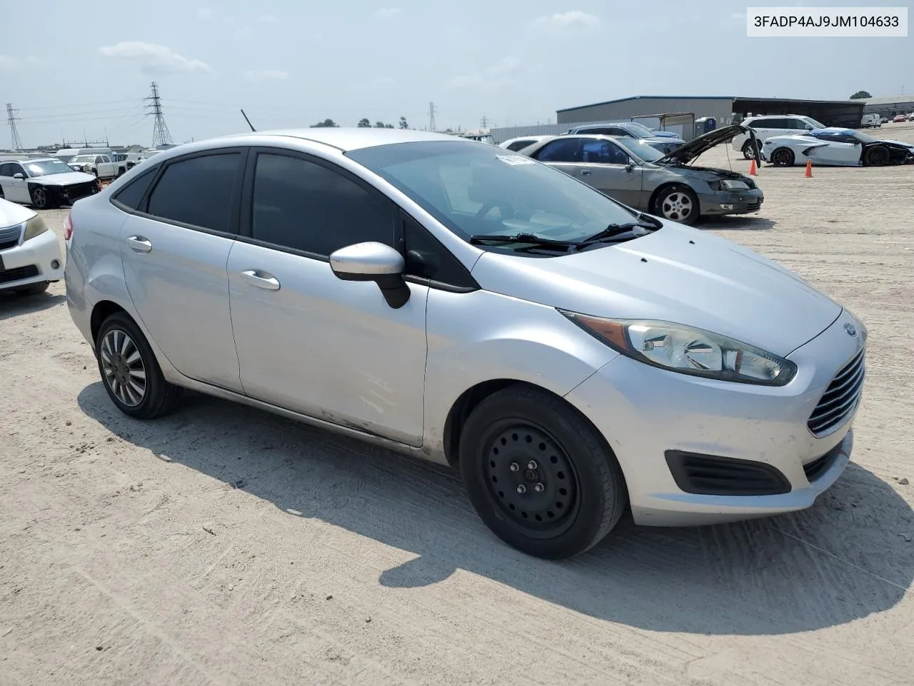 2018 Ford Fiesta S VIN: 3FADP4AJ9JM104633 Lot: 66797534