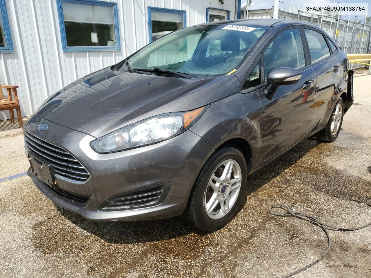 2018 Ford Fiesta Se VIN: 3FADP4BJ9JM138764 Lot: 68032894