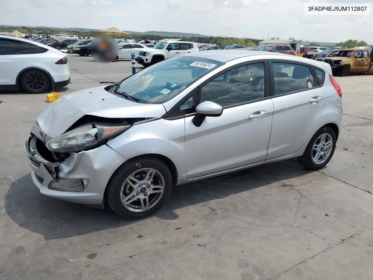 2018 Ford Fiesta Se VIN: 3FADP4EJ9JM112807 Lot: 68766624