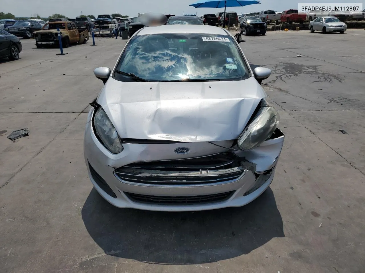 2018 Ford Fiesta Se VIN: 3FADP4EJ9JM112807 Lot: 68766624