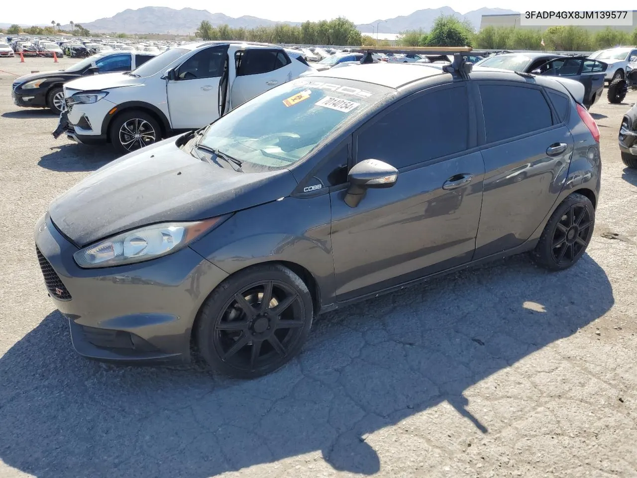 2018 Ford Fiesta St VIN: 3FADP4GX8JM139577 Lot: 70140154