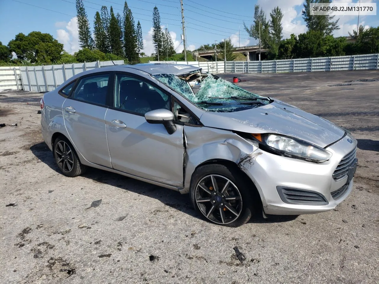 2018 Ford Fiesta Se VIN: 3FADP4BJ2JM131770 Lot: 71056284