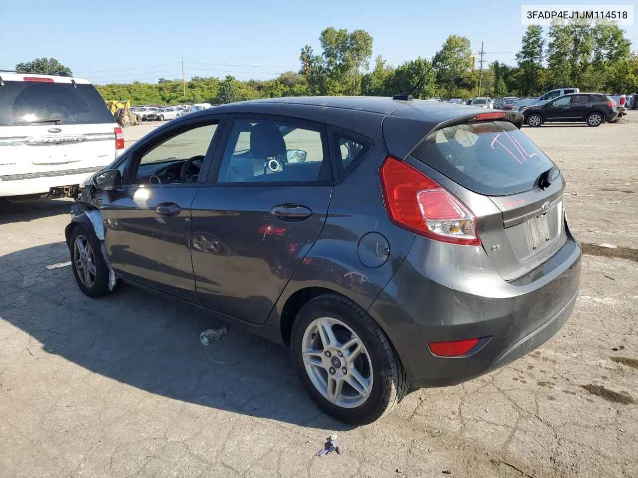 2018 Ford Fiesta Se VIN: 3FADP4EJ1JM114518 Lot: 71488524