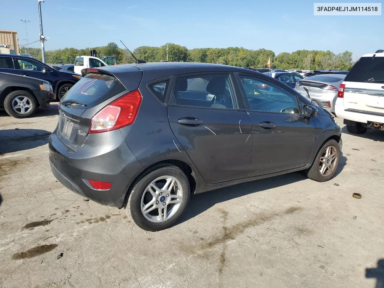 2018 Ford Fiesta Se VIN: 3FADP4EJ1JM114518 Lot: 71488524