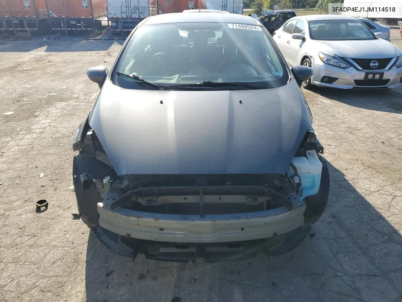 2018 Ford Fiesta Se VIN: 3FADP4EJ1JM114518 Lot: 71488524