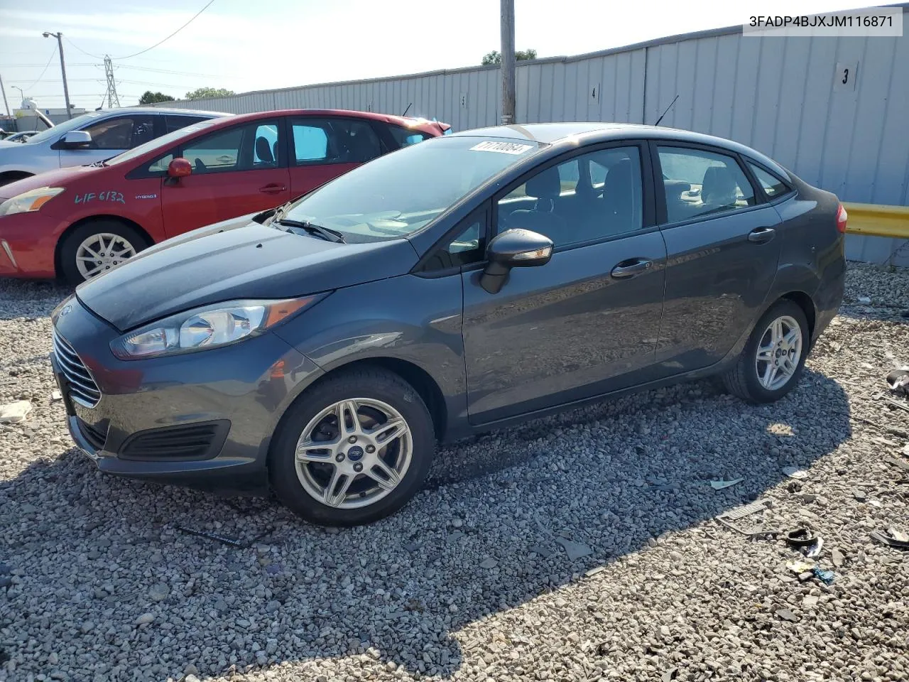 2018 Ford Fiesta Se VIN: 3FADP4BJXJM116871 Lot: 71710064