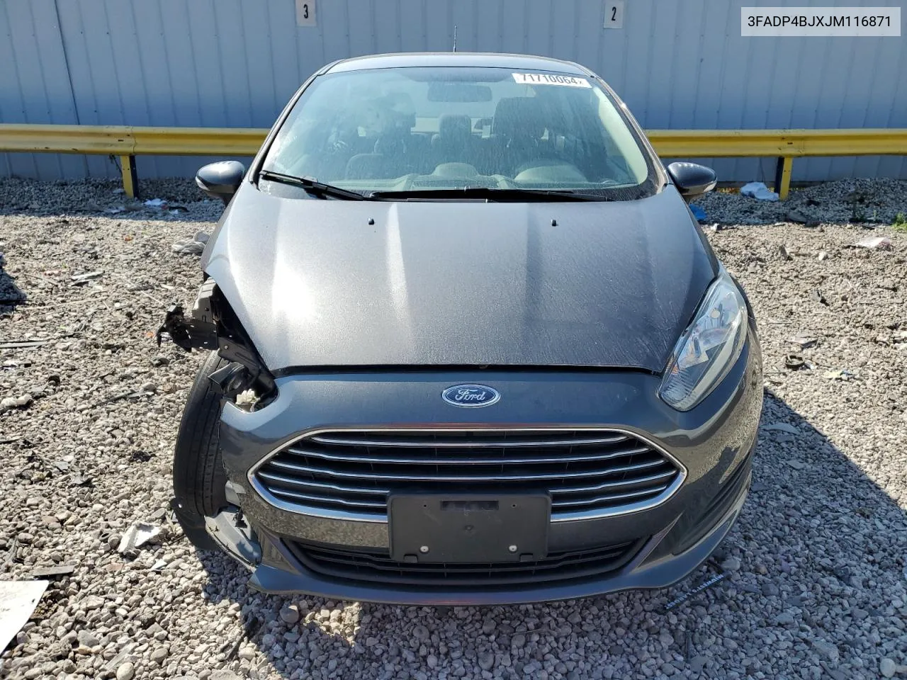 2018 Ford Fiesta Se VIN: 3FADP4BJXJM116871 Lot: 71710064