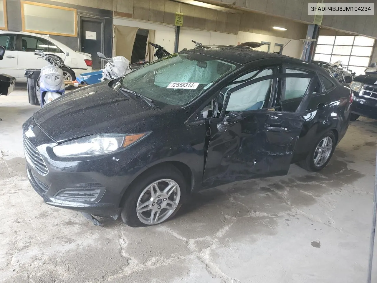 2018 Ford Fiesta Se VIN: 3FADP4BJ8JM104234 Lot: 72558314