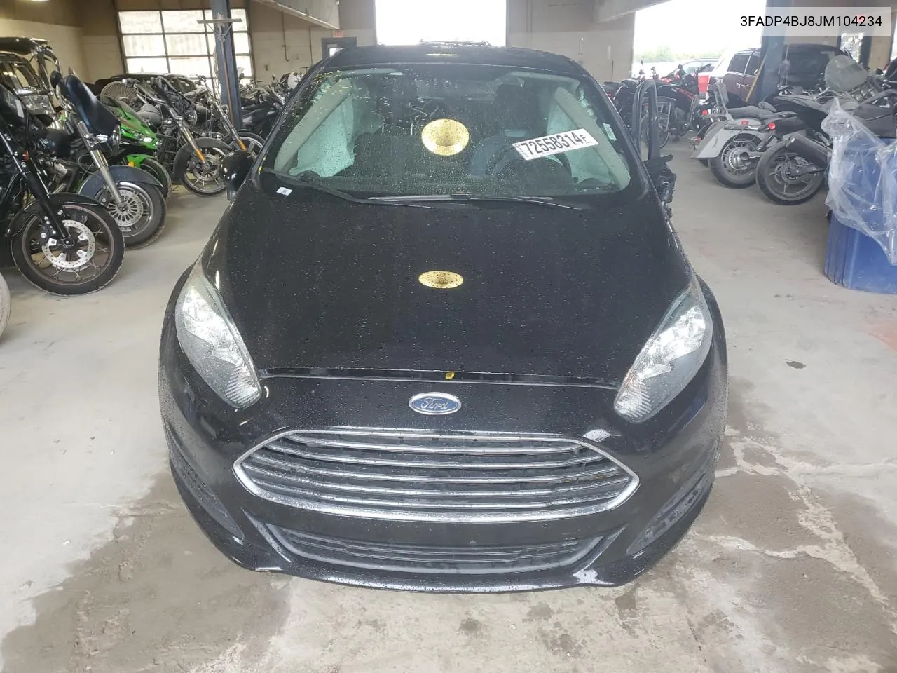 2018 Ford Fiesta Se VIN: 3FADP4BJ8JM104234 Lot: 72558314