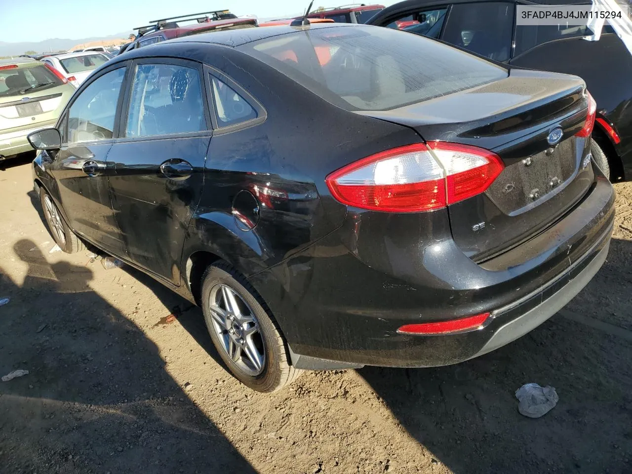 2018 Ford Fiesta Se VIN: 3FADP4BJ4JM115294 Lot: 72814984