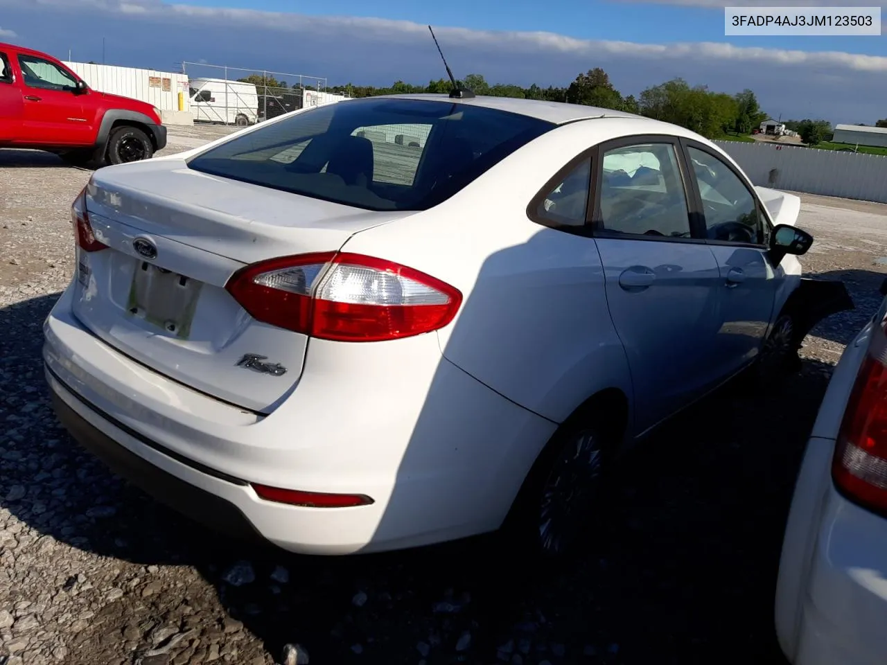 2018 Ford Fiesta S VIN: 3FADP4AJ3JM123503 Lot: 73246714