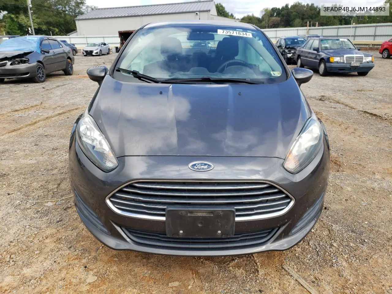 2018 Ford Fiesta Se VIN: 3FADP4BJ6JM144893 Lot: 73571834