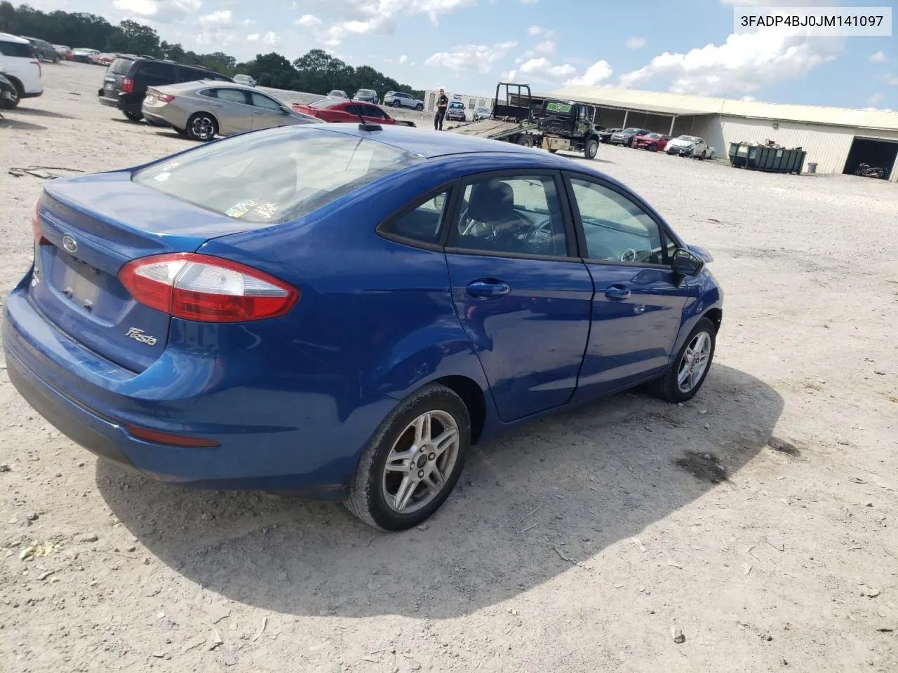 2018 Ford Fiesta Se VIN: 3FADP4BJ0JM141097 Lot: 74116674