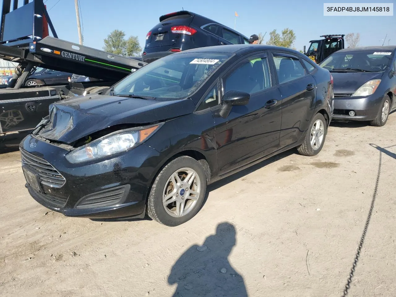 2018 Ford Fiesta Se VIN: 3FADP4BJ8JM145818 Lot: 74504804