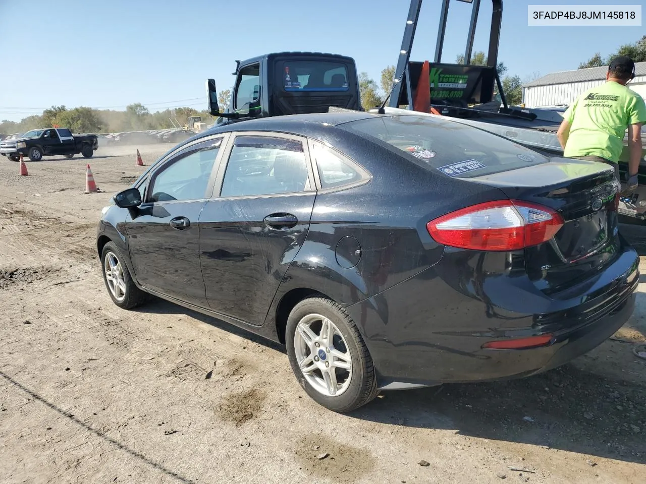 2018 Ford Fiesta Se VIN: 3FADP4BJ8JM145818 Lot: 74504804