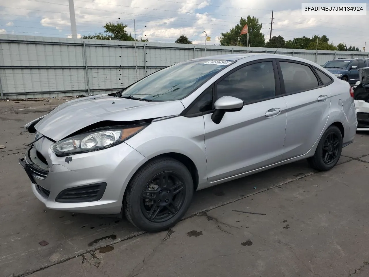 2018 Ford Fiesta Se VIN: 3FADP4BJ7JM134924 Lot: 74515494