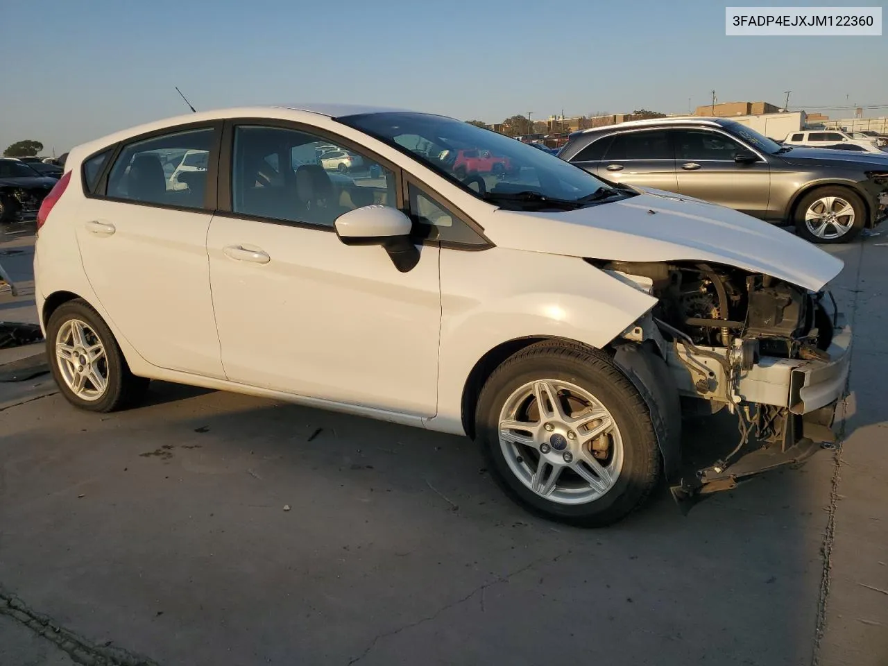 2018 Ford Fiesta Se VIN: 3FADP4EJXJM122360 Lot: 74706544