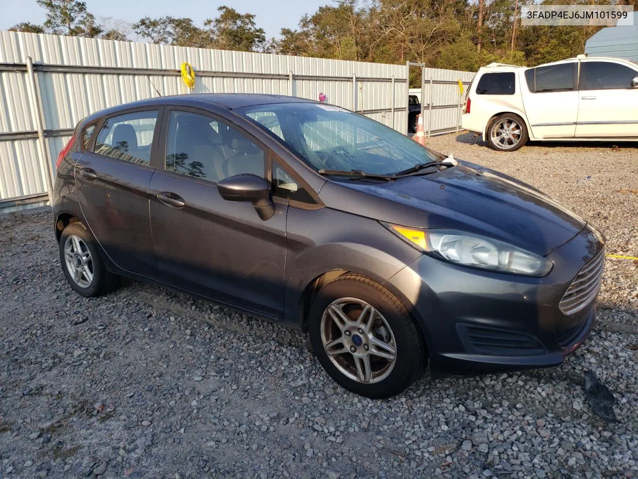 2018 Ford Fiesta Se VIN: 3FADP4EJ6JM101599 Lot: 74788974