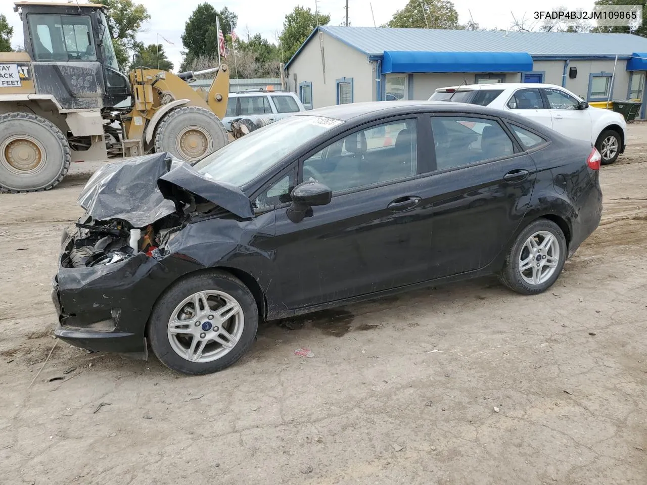 2018 Ford Fiesta Se VIN: 3FADP4BJ2JM109865 Lot: 75182674