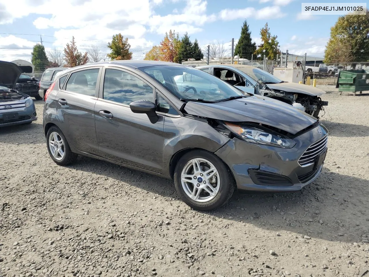 2018 Ford Fiesta Se VIN: 3FADP4EJ1JM101025 Lot: 75350914