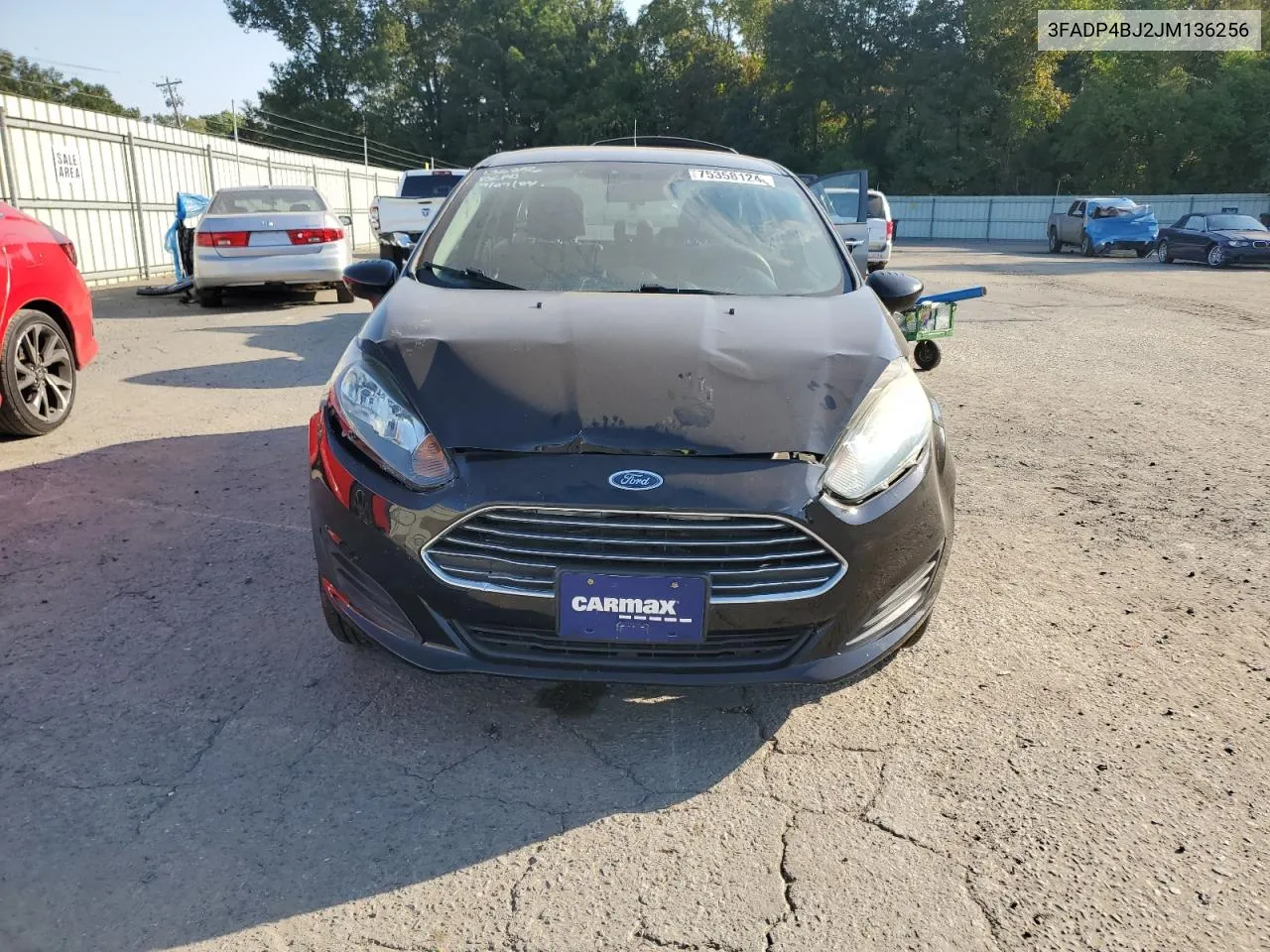 2018 Ford Fiesta Se VIN: 3FADP4BJ2JM136256 Lot: 75358124