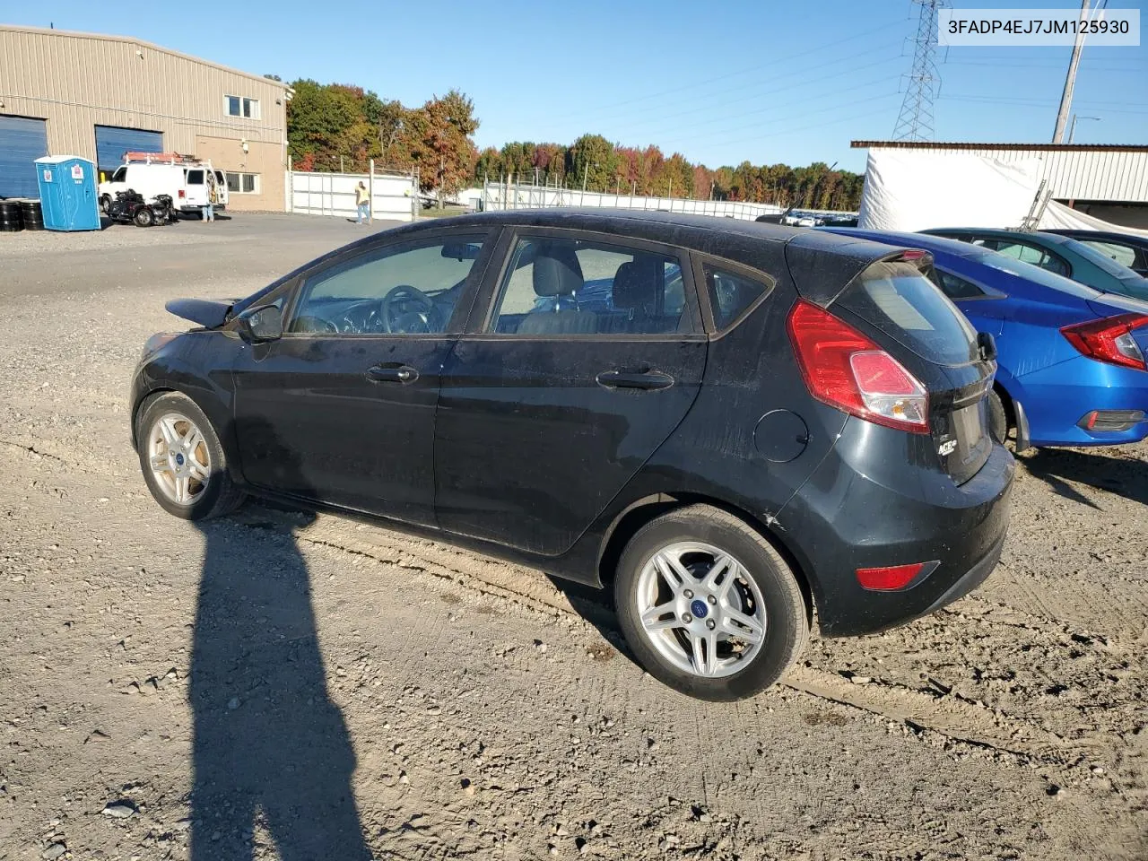 2018 Ford Fiesta Se VIN: 3FADP4EJ7JM125930 Lot: 75838274