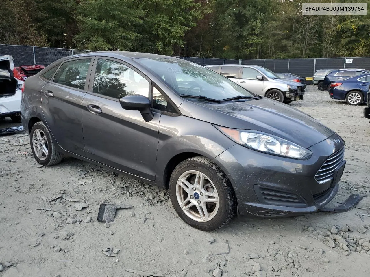 2018 Ford Fiesta Se VIN: 3FADP4BJ0JM139754 Lot: 76112894