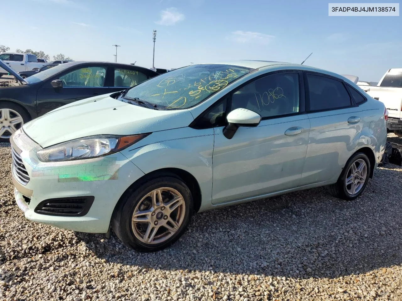 2018 Ford Fiesta Se VIN: 3FADP4BJ4JM138574 Lot: 76171114