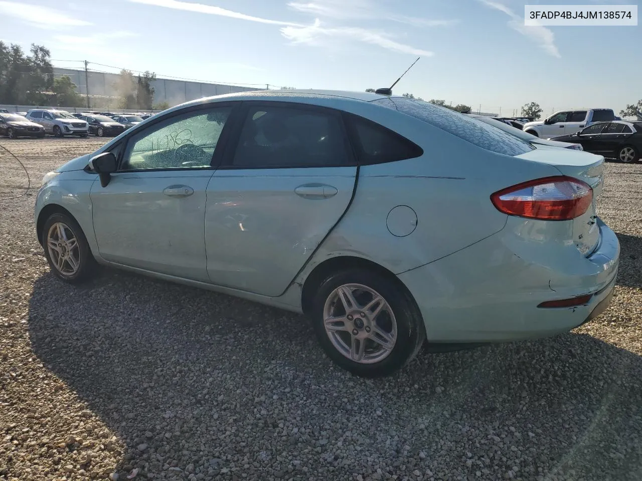 2018 Ford Fiesta Se VIN: 3FADP4BJ4JM138574 Lot: 76171114