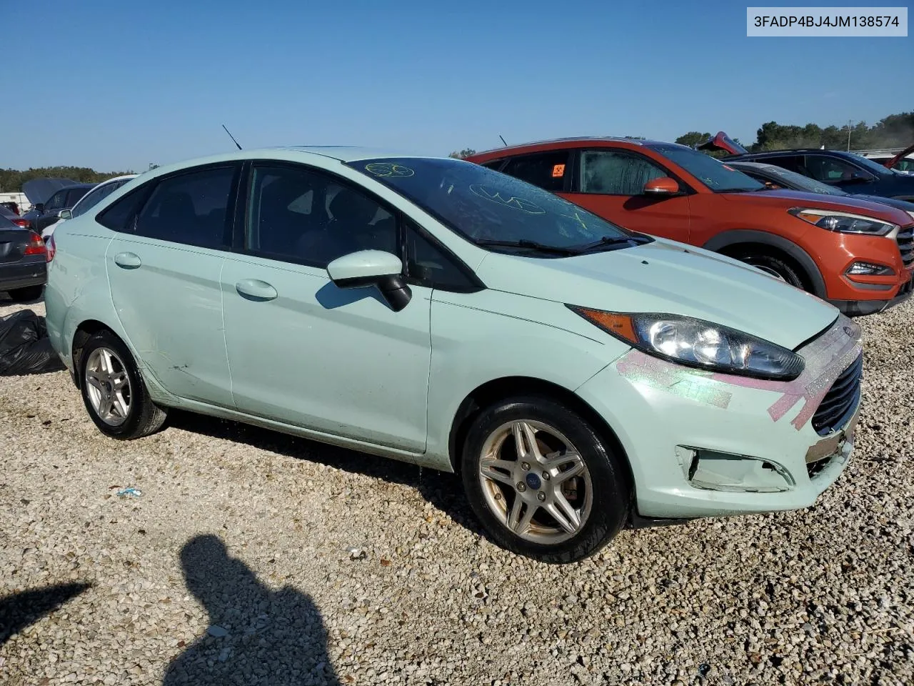 2018 Ford Fiesta Se VIN: 3FADP4BJ4JM138574 Lot: 76171114