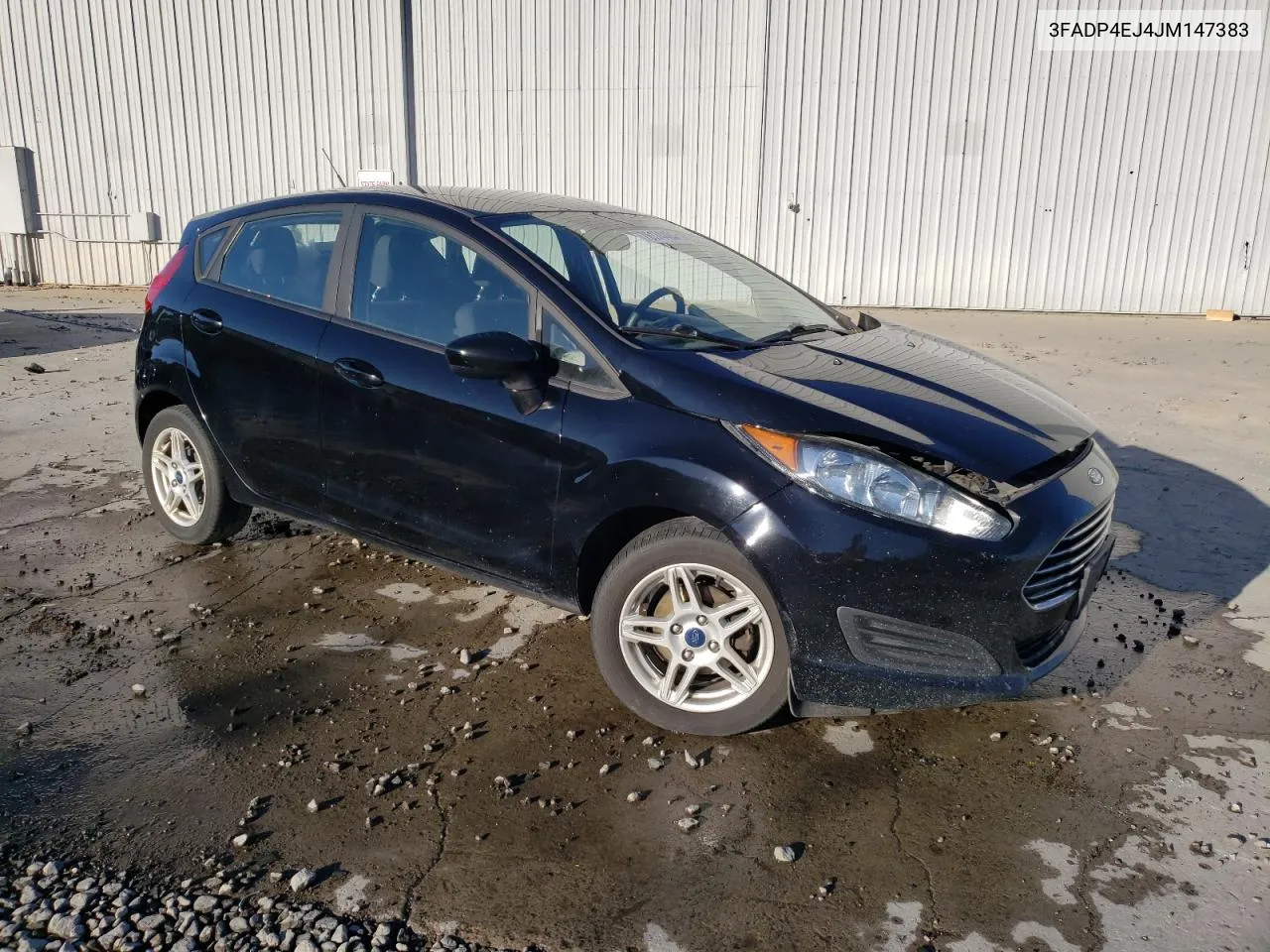 2018 Ford Fiesta Se VIN: 3FADP4EJ4JM147383 Lot: 76174484