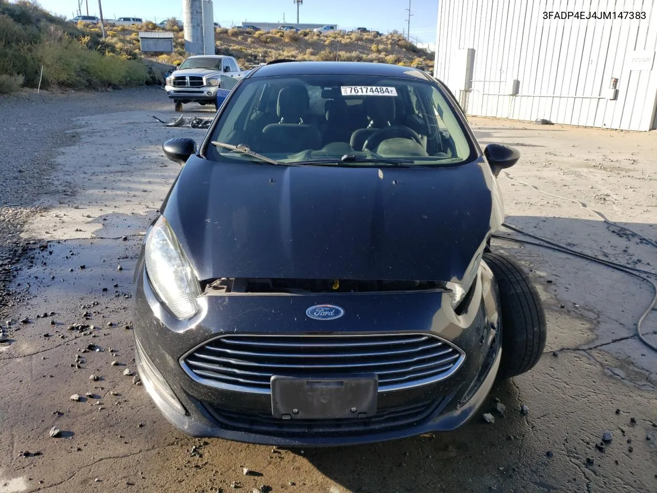 2018 Ford Fiesta Se VIN: 3FADP4EJ4JM147383 Lot: 76174484