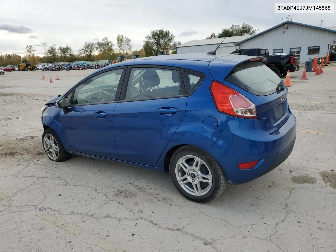 2018 Ford Fiesta Se VIN: 3FADP4EJ7JM145868 Lot: 76303194