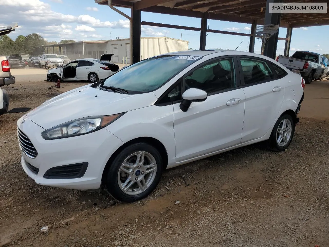 2018 Ford Fiesta Se VIN: 3FADP4BJ5JM108001 Lot: 76312774