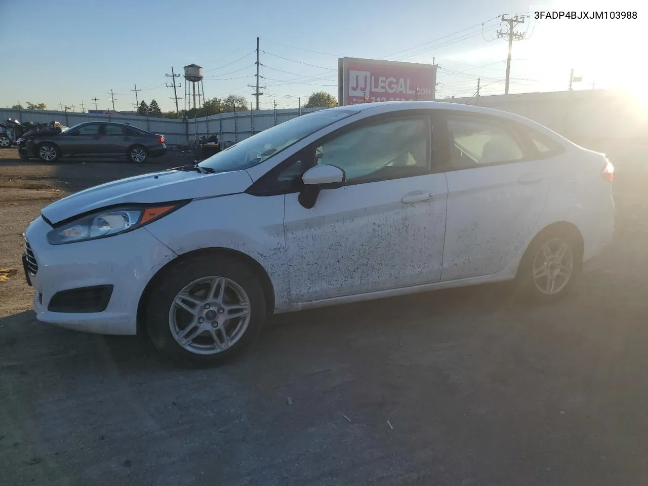 2018 Ford Fiesta Se VIN: 3FADP4BJXJM103988 Lot: 76478794