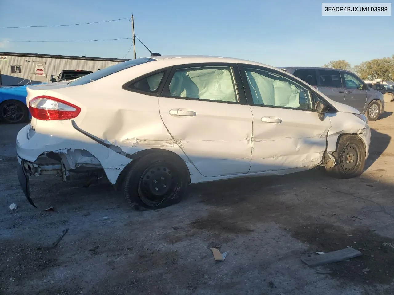 2018 Ford Fiesta Se VIN: 3FADP4BJXJM103988 Lot: 76478794