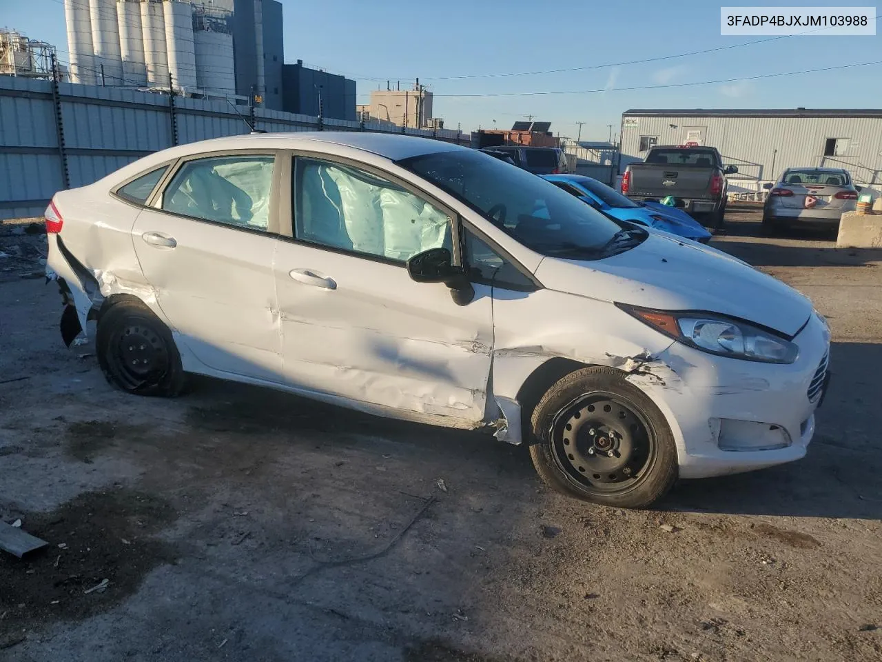 2018 Ford Fiesta Se VIN: 3FADP4BJXJM103988 Lot: 76478794