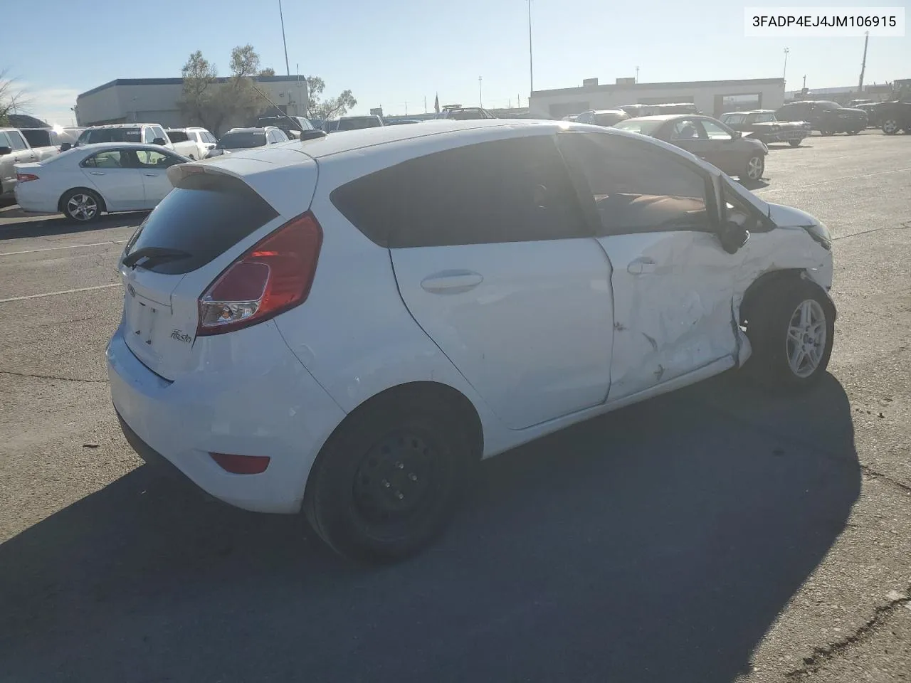 2018 Ford Fiesta Se VIN: 3FADP4EJ4JM106915 Lot: 76530104