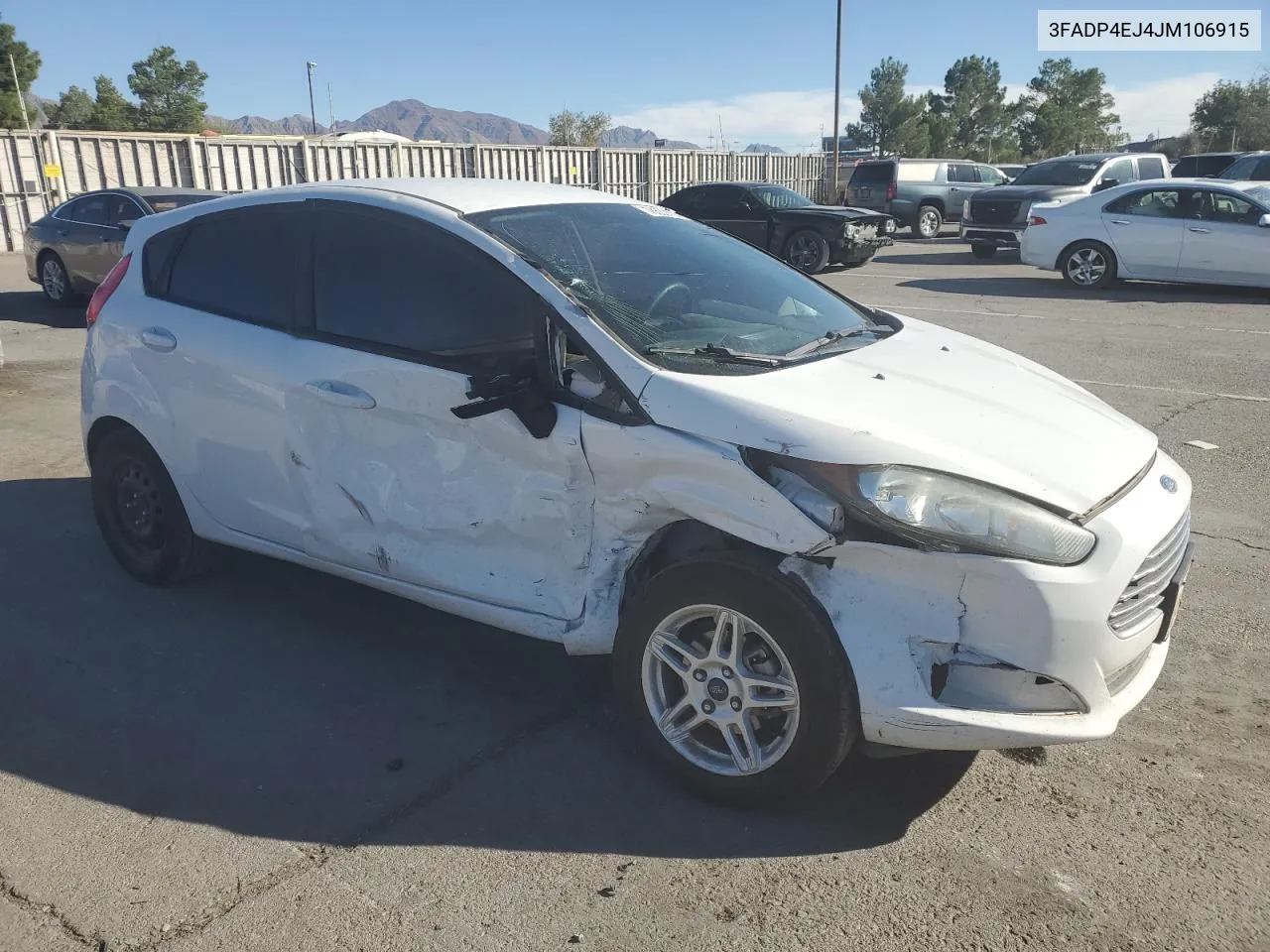 2018 Ford Fiesta Se VIN: 3FADP4EJ4JM106915 Lot: 76530104