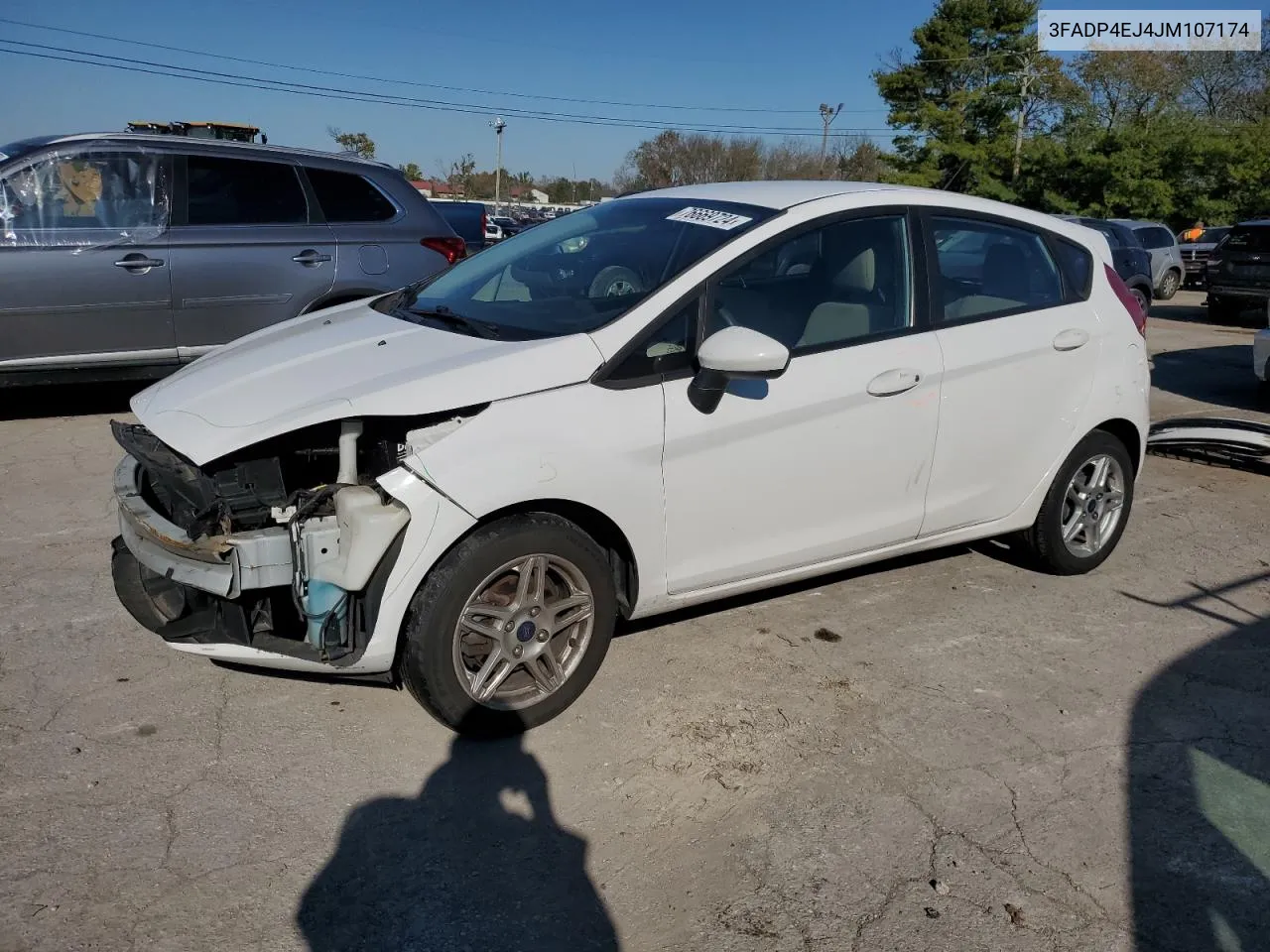 2018 Ford Fiesta Se VIN: 3FADP4EJ4JM107174 Lot: 76669724